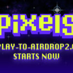 Pixels play to airdrop 2.0 banner