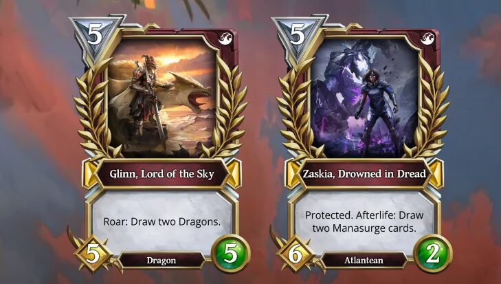 earn variants of these legendary cards in Sealed mode tournament